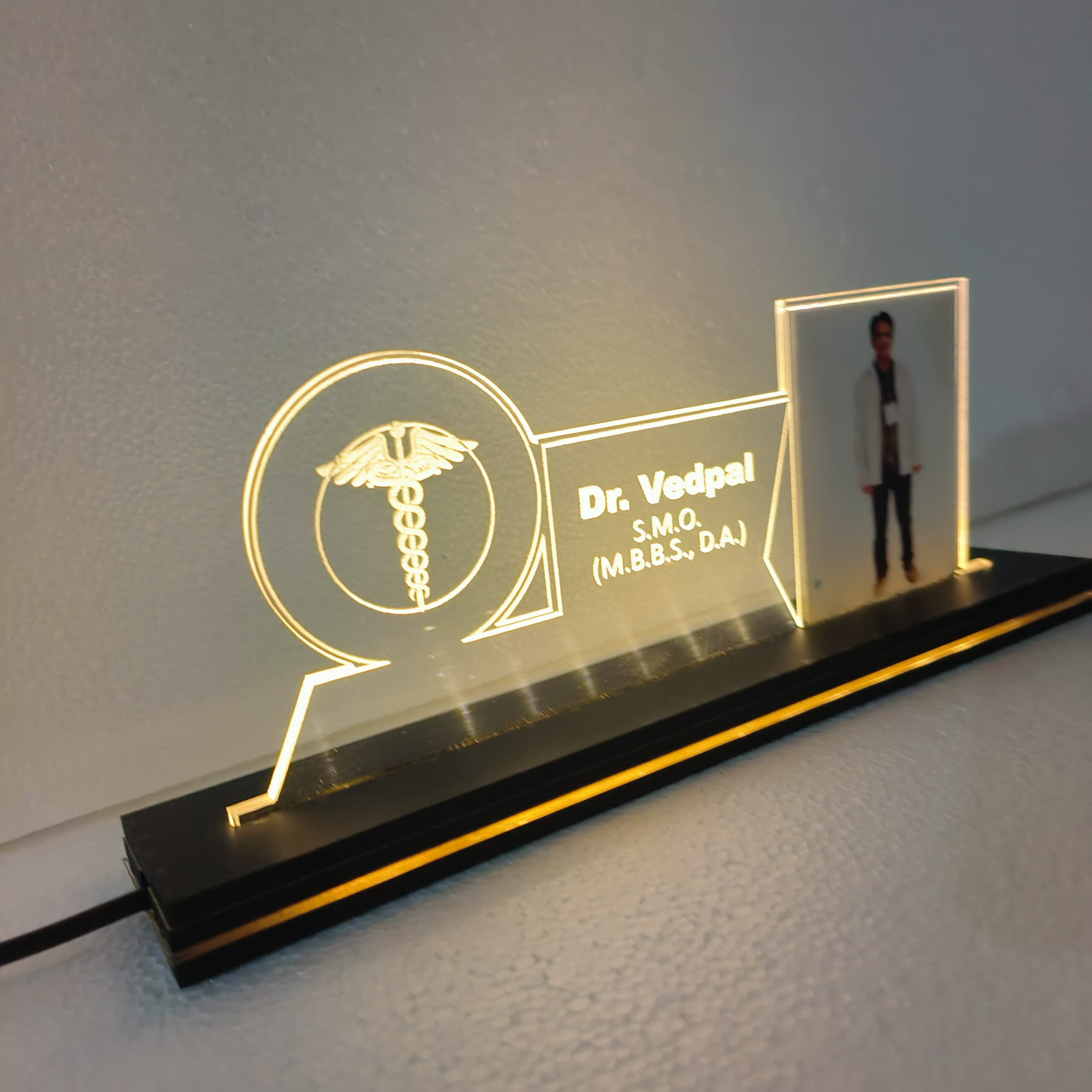 "Celebrate Your Doctor's Special Day with a Customizable LED Nameplate!" 5 "Celebrate Your Doctor's Special Day with a Customizable LED Nameplate!" - Image 5