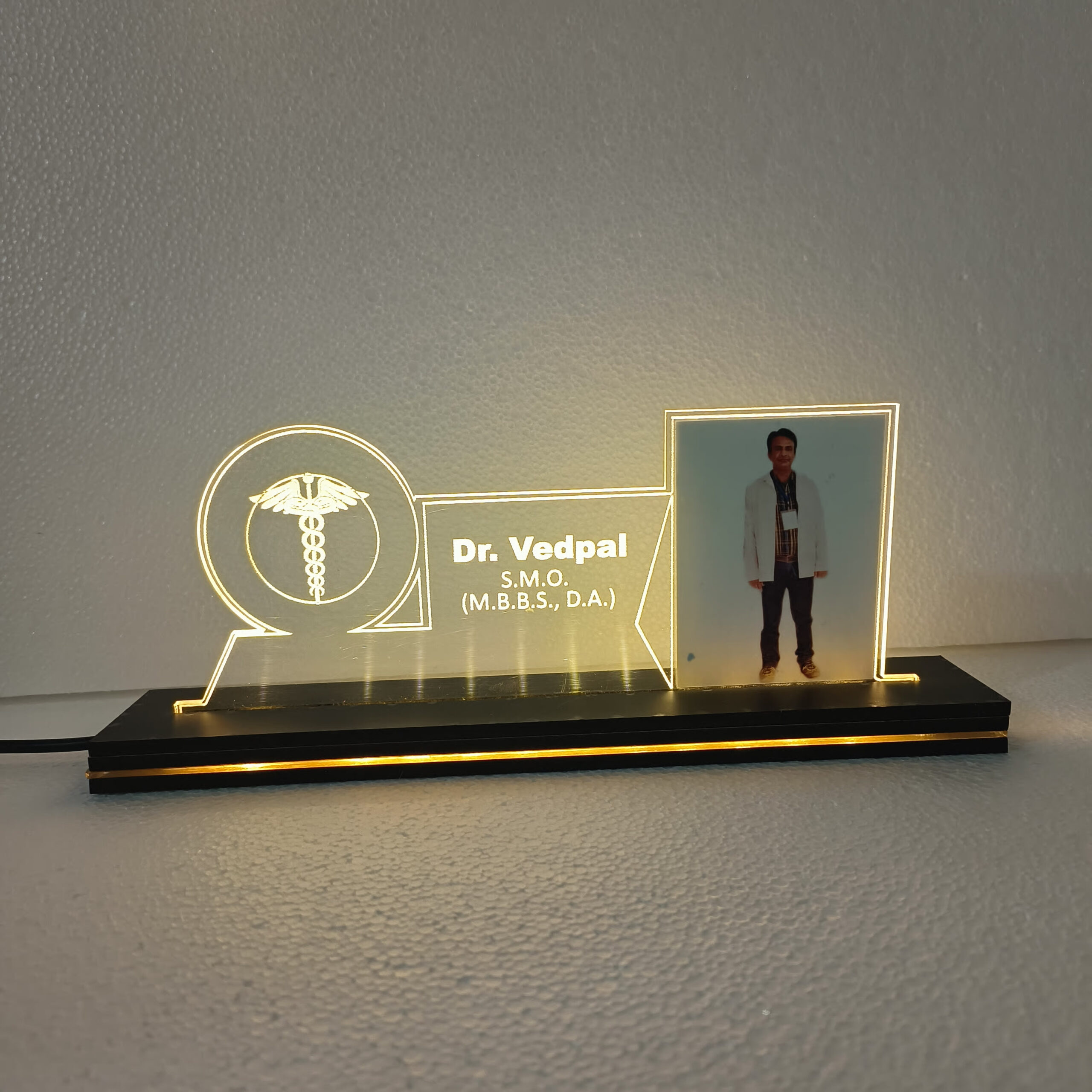 "Celebrate Your Doctor's Special Day with a Customizable LED Nameplate!" 2 "Celebrate Your Doctor's Special Day with a Customizable LED Nameplate!" - Image 2