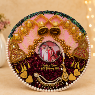 HFGifts - Personalized Gifts for Every Occasion | Unique & Custom Creations 20 Bridal Accessories Memory Resin Varmala Frame
