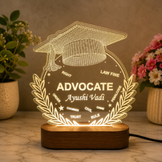 Personalized Advocate LED Lamp for Office Desk