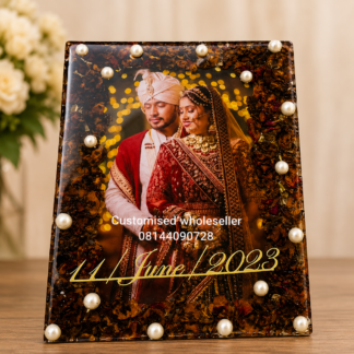 Full Photo Resin Varmala Preservation Frame
