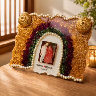 Portrait Resin Varmala Preservation Frame