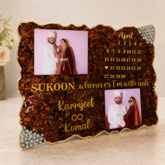 Multi Photo Calendar Resin Varmala Preservation Frame
